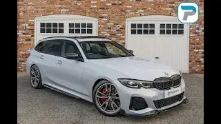 2021/21 BMW 340D M SPORT X-DRIVE TOURING  IN HOCKENHEIM SILVER PEARLESCENT SPECIAL ORDER PAINT