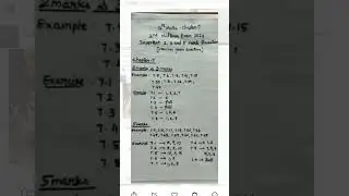 12th maths chapter 7 2nd midterm exam 2024 important 2 Mark 3 mark and 5 mark questions