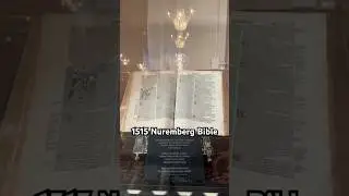 Нюрнбергская Библия 1515 года в монастыре урсулинок в Новом Орлеане