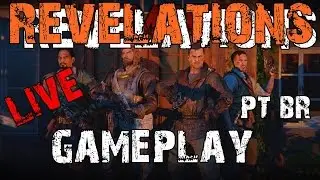 Bo3 Zombies Revelations Jogando pela Primeira Vez (Pt Br) Salvation dlc ps4 Round 34