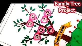 Family tree project | How to make family tree | Family tree model # familytree