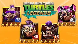 TMNT Legends Bebop Movie, Bebop Nick, Bebop Classic, Bebop Bunny