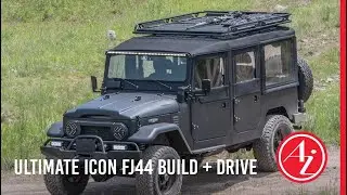 Ai Design ICON FJ44 custom re-build with ultimate roof rack, locking storage system, and more