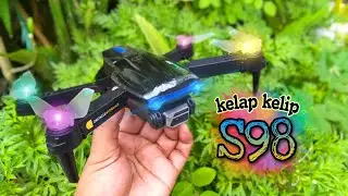 Drone S98 full lampu Kelap kelip