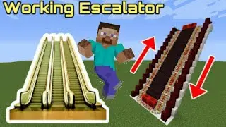 WORKING ESCALATOR IN MINECRAFT | GAMING WITH GEEKY |