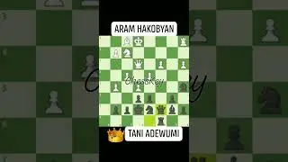 Tani Adewumi beats Aram Hakobyan #chesskey