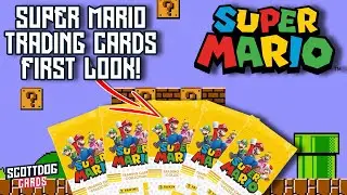 SUPER MARIO TRADING CARDS. First Look & Pack Opening #supermario #tradingcards #sdgcards