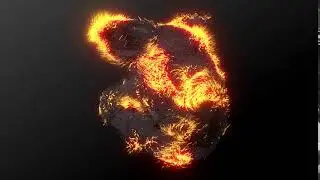 Houdini Particles. Glowing particles effect.