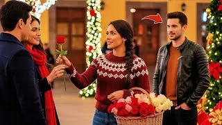 UN MILLONARIO VE A UNA FLORISTA REGALANDO ROSAS A LAS PAREJAS    Y LO QUE DESCUBRE TE CONMOVERÁ