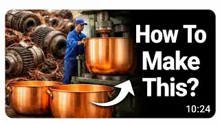 Incredible Recycling Process of Old Copper Motor Scrap | How Copper Pots Are Made