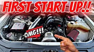 Supercharged 3.6L V6 Chrysler 300S First Start Up!! | LOUD WHINE!