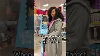 These cute black dolls are at Target✨#shorts #naturalhair #blackdolls #healthyrootsdolls
