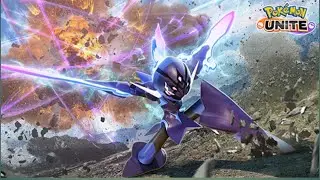 Playing Pokemon unite with ceruledge 