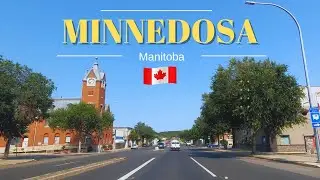 Tour around Town of MINNEDOSA, Manitoba | Canada [4K]