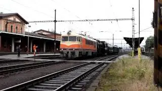 Odjezd z ČT T679.019. a 555.3008 na setk&aacute;n&iacute; 52-jek do Lužn&eacute;