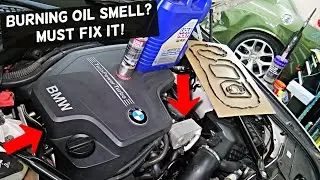 Почему у BMW есть запах горелого масла из двигателя и дефлекторов панели приборов BMW F10 F11 G30...