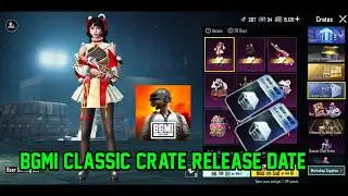 BGMI NEXT CLASSIC CRATE RELEASE DATE / M416 GLACIER IN CLASSIC CRATE BGMI KAB AAYEGA
