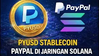 $PYUSD Stablecoin PayPal di Jaringan Solana #fintech #paypal #pyusd