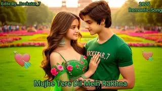 Mujhe Tere Dil Mein Rakhna ❤️ | Romantic Love Song | New Hindi Love Song | edite by...Rockstar_7