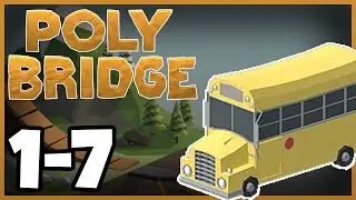1-7 SIMPLE JUMP | Poly Bridge - Gameplay Tutorial