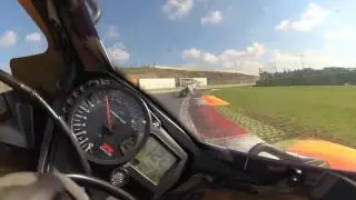 Vallelunga turno esperti 03 10 2016 Yi 4k stabilizzatore gimbal Feiyu WG moto onboard