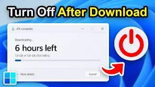 How To Automatically Turn Off PC After Download (Step By Step)
