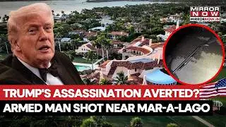 Trump Assassination Averted? US Secret Service Shoots Armed Man Dead Near Mar-A-Lago, Shotgun Found