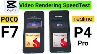 POCO F7 vs Realme P4 Pro 4k Video Rendering SpeedTest 🚀🚀🔥🔥🔥