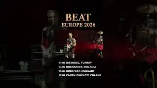 BEAT - 1980&rsquo;s music of King Crimson - Europe 2026! Adrian Belew, Steve Vai, Tony Levin, Danny Carey