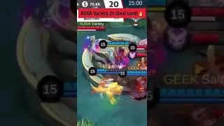 Anti Retri Warkop Aura Variety🔥 MPL Season 8 AURA VS GEEKFAM #shorts  #mobilelegends