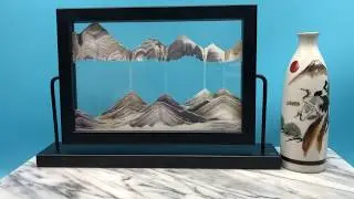 KB collection--Window Black Moving Sand Art