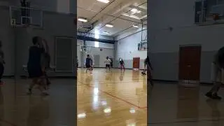 My Glitch Shot confused EVERYONE in the game #basketball #streetball #glitchshot #reaction