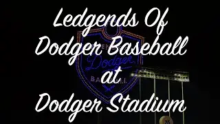 Amazing Dodgers Drone Light Show! 