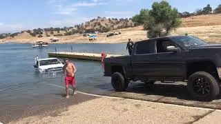 Millerton Lake boat launch fail Labor Day 2019