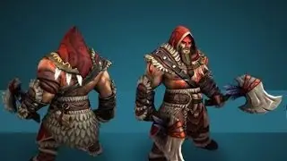 Dota 2 Beastmaster - Gear of the Red Talon rare set preview