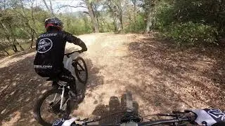 Mix quasi fatale |arancione, pietraia, blu| Bike park Parco batteria Terni
