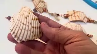 Wire Wrapping a Seashell Fragment Boho Dangle