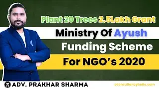 NGO Govt. Grant from Ministry of Ayush (Govt. of India) Plant 20 Medicinal Trees and NGO Fund