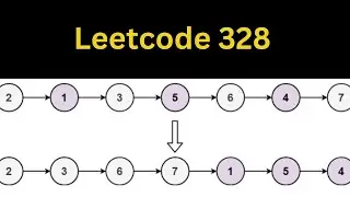 Leetcode 328 : Odd Even Linked List , Two Pointers