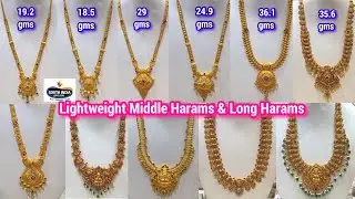 Lightweight Middle Harams & Long Harams | 35+ Designs | Lightweight Heavy Look Gold Harams #haram