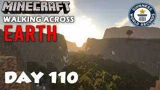 Walking across the Earth 1:1 in Minecraft - Day 110