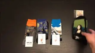 Unisex Socks, Famous Painting Art Printed Socks from HSELL