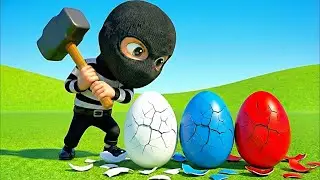 😭 Mother Hen Is Heartbroken! The Story Of The Stolen Eggs 🐔💔 (Red, White & Pink) Lost In The Night