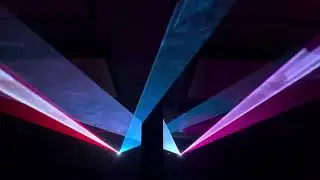 High-Power Laser Beam Show | Synchronized Beams Madness