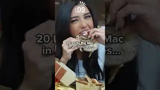 20 Patties. 20 Minutes. Extreme Big Mac Challenge! #shorts #foodchallenge