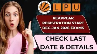 Registration portal open for students Lpu university punjab 