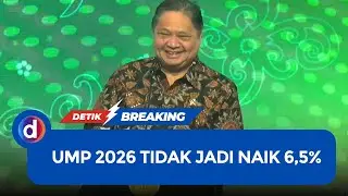 Airlangga Ralat Ucapannya yang Sebut UMP 2026 Naik 6,5%