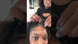 style of the summer I must say 🤭 #summerhairstyles #type4hair #naturalhair #naturalhairstyles