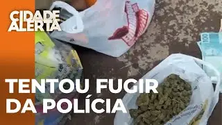 Homem bateu carro contra ca&ccedil;amba; celular foi apreendido e PM encontra disque droga