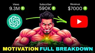 How To Make Self Improvement Fitness & Motivation Videos with Ai | Youtube Automation Full Guide